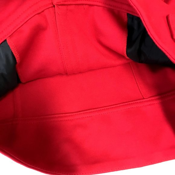 Cache Red Moto Biker Zip Up Jacket Women's Size 6 - Picture 10 of 10